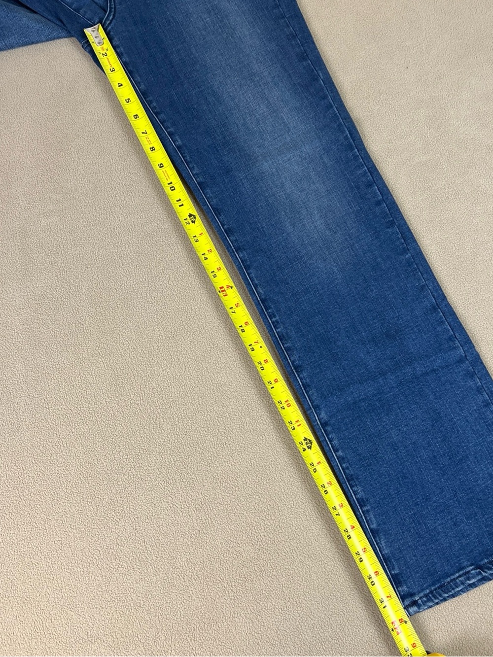 NYDJ Bailey Relaxed Straight High Rise Jeans, Bluewell. Women's Sz 6 - Picture 7 of 14